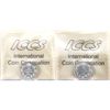 Image 2 : 10-cent 1910 & 1911 ICCS AU55. 2pcs.