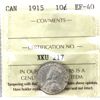 Image 1 : 10-cent 1915 ICCS EF40