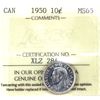 Image 1 : 10-cent 1950 ICCS MS65