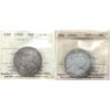 Image 1 : 50-cent 1900 & 1904 ICCS G6. 2pcs.
