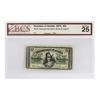 Image 1 : DC-1b 1870 25c BCS VF25 Dickinson-Harington Series B, Large B