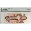 Image 1 : RADAR BC-55b-i 1986 $2 EGK9847489 Legacy GEM UNC66 PPQ Thiessen-Crow. 4-Digit Radar
