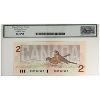 Image 2 : RADAR BC-55b-i 1986 $2 EGK9847489 Legacy GEM UNC66 PPQ Thiessen-Crow. 4-Digit Radar