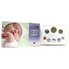 Image 1 : 2007 Baby 8-Piece Premium Proof Set. Rare Gold Plated Rattle Dollar!!