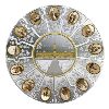 Image 2 : 2018 Connecting Canadian History Coloured 13pc Puzzle Coin Fine Silver Set (Tax Exempt)