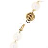 Image 6 : 18" 8.5-8.75mm White Akoya Pearl Strand Necklace w/ 14K Yellow Gold Ball Clasp