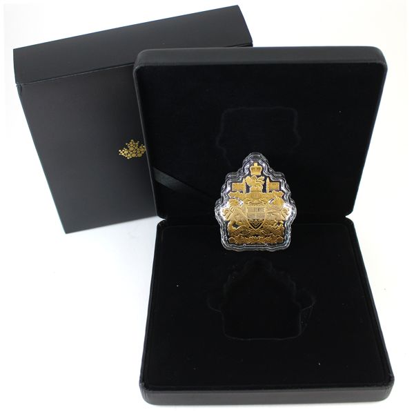 2020 $50 Real Shapes: The Coat of Arms Fine Silver (Tax Exempt)
