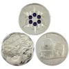 Image 1 : 2008 & 2010 $20 & 2012 $15 Fine Silver Rounds. 3pcs. 