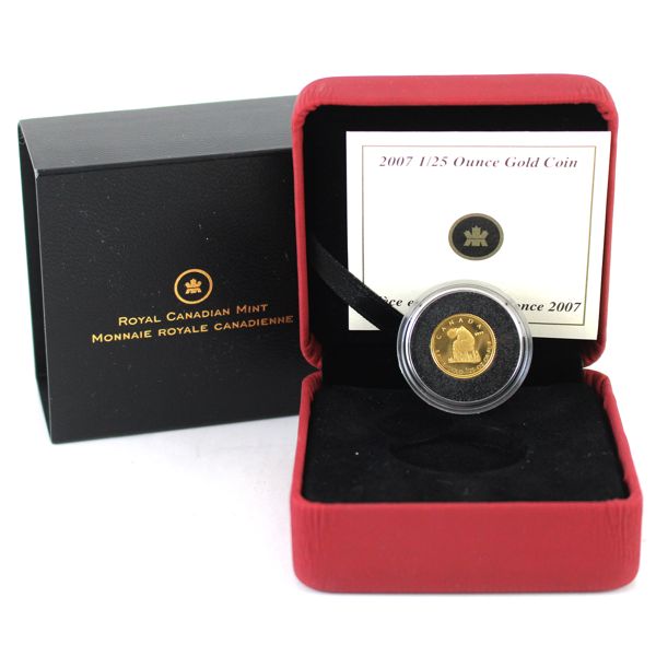 2007 50-cent The Wolf Pure Gold Coin (Tax Exempt)
