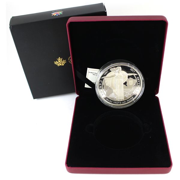 2017 $100 150th Anniversary of Canadian Confederation Fine Silver (Tax Exempt)