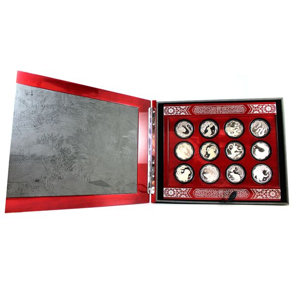 *2011-2021 Canada $15 Lunar Lotus Series Fine Silver Coins in Beautiful Deluxe RCM Display Case 