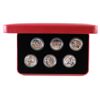 Image 1 : 2005 50-cent Battle of Britain 6-coin Sterling Silver Set 