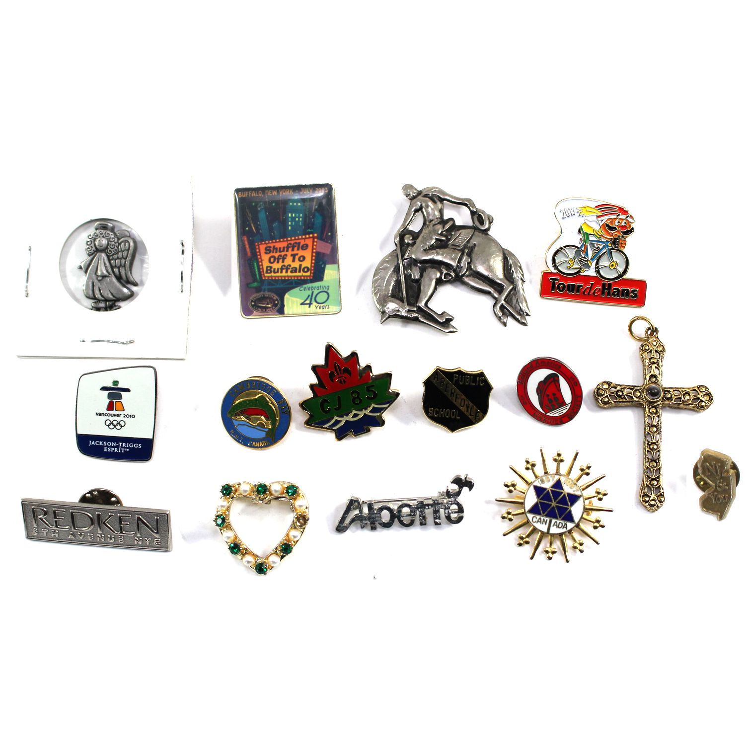 Assorted Pins Lot of 15x Assorted Pins. All assorted. Please see picture for more ...