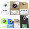 Image 1 : Lot of 7x Great Britain Fire Brigade Buttons and Badges. 