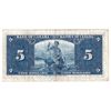 Image 2 : BC-23b 1937 Bank of Canada $5, Gordon-Towers, Neat Serial Number R/C9993399, VF
