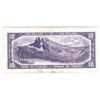 Image 2 : BC-32a-E25a-I 1954 Bank of Canada $10 Coyne-towers, Cut off size note VF (damaged)