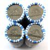 Image 1 : 5-cent 2018, 2020 & 2021 Original Roll of 40pcs. Lot includes 2x 2018. 4 rolls. 
