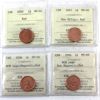 Image 1 : 1-cent 2000, 2003 NE, 2006 Logo Magnetic & 2006 Logo Non Magnetic All ICCS Certified MS66 Red. 4pcs