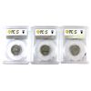 Image 2 : 5-cent 2000P, 2001 & 2001P PCGS MS65. 3pcs
