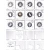 Image 2 : Group Lot of 1996-2022 Silver Proof 50-cent in Plastic Pages. All years included except 2016. 30pcs