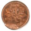 Image 2 : Error! 1-cent 1963 with Partial Brockage - Coin was Struck Twice and Both Strikes are Out of Collar!