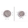 Image 2 : Errors! 10-cent 1943 & 25-cent 1942 Die Break Errors at the 43 on 10-cent & Antlers on 25-cent. 2pcs