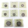 Image 2 : Newfoundland 10-cent, 25-cent & 50-cent 1872-1945 PCCS (Professional Coin Certification System) 8pcs