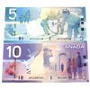 Image 2 : BC-67aA 2006 $5 & BC-68aA 2007 $10 Replacement Notes UNC or Better. 2pcs
