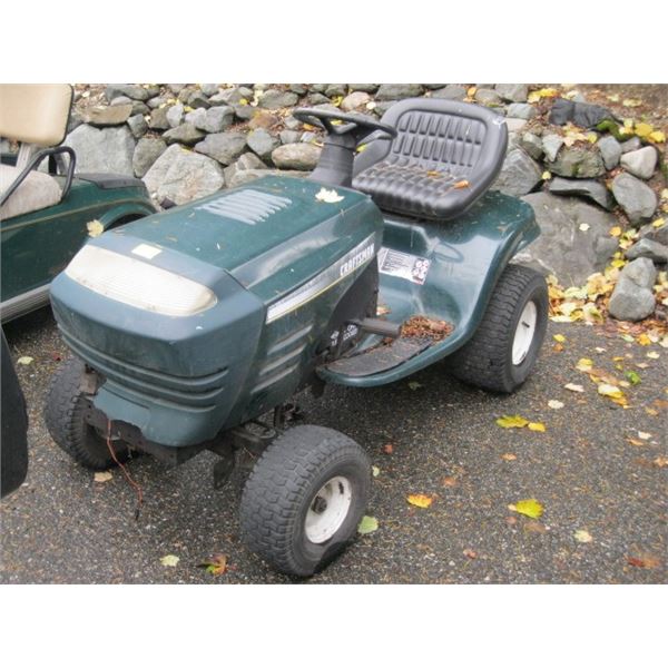 "AS IS" CRAFTSMAN 16HP RIDE ON MOWER WITHOUT MOWER ATTACHMENT