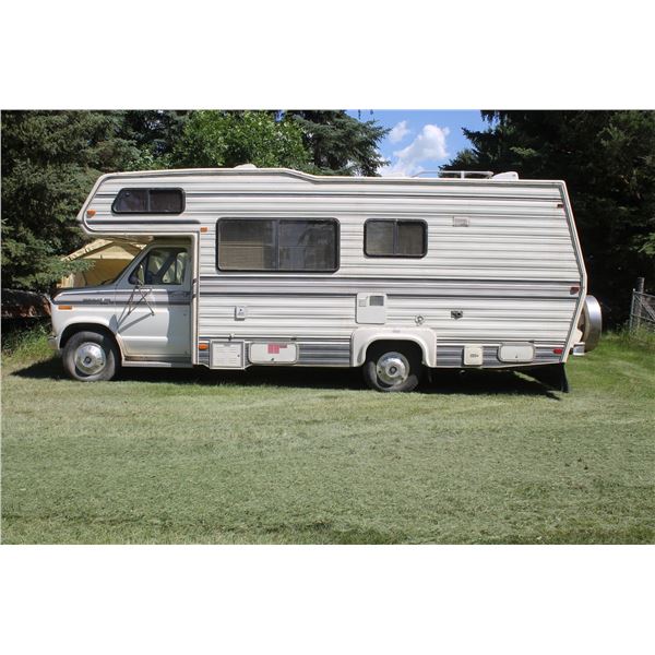 1986 Ford Econoline E350 Motorhome, Awning, V8, Auto, #1FDKE30L0GHA89775, 71,288 km, V.Good conditio
