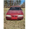 Image 2 : 1989 Red Mustang, 4 cyl. 5spd., #1FA8P40A9KF273027, 227,904 km, had running, needs fresh gas