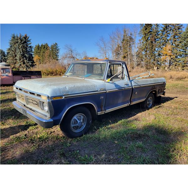 1976 Ford 1/2 ton Ranger XL, #F15JCB89356, 460 V8, Auto (Had running, but needs fresh fuel)