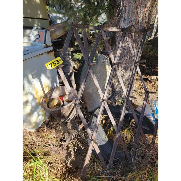 Harrow, old appliances, cover