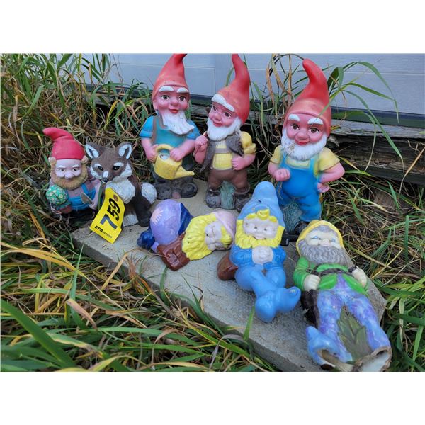 8- Garden gnomes