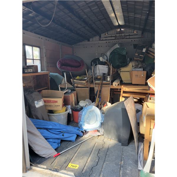 Contents of garden shed