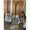Image 3 : Shovels, forks, shears, trimmers, broom & bar