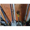 Image 5 : Shovels, forks, shears, trimmers, broom & bar