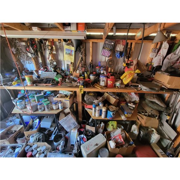 Large balance of contents of the shed. Lots of good items. Items must be removed on the 24th of Oct