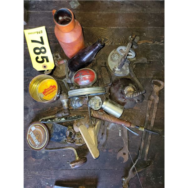 1- Lot of Antique tools & misc.