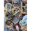 Image 5 : 1- Large lot of misc. sealed beams, nails, bolts, pails, wire, etc.