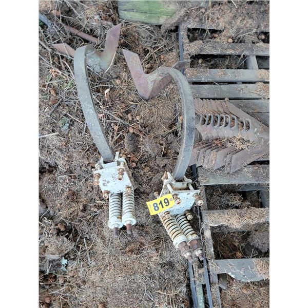 2- Cultivator shanks & approx. 9- new shovels