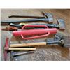 Image 2 : Red driver, axes, pick, sledge etc.