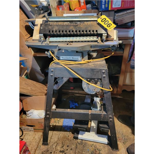 Rockwell planer & dovetail template