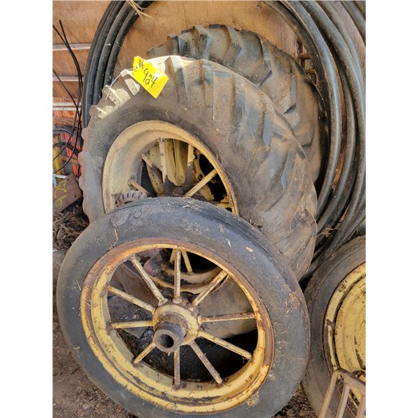 4- Old implement tires & rims