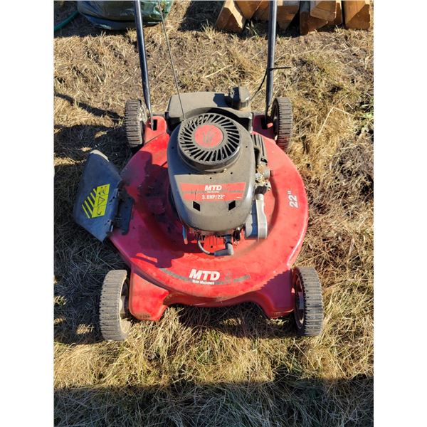 Gas push mower