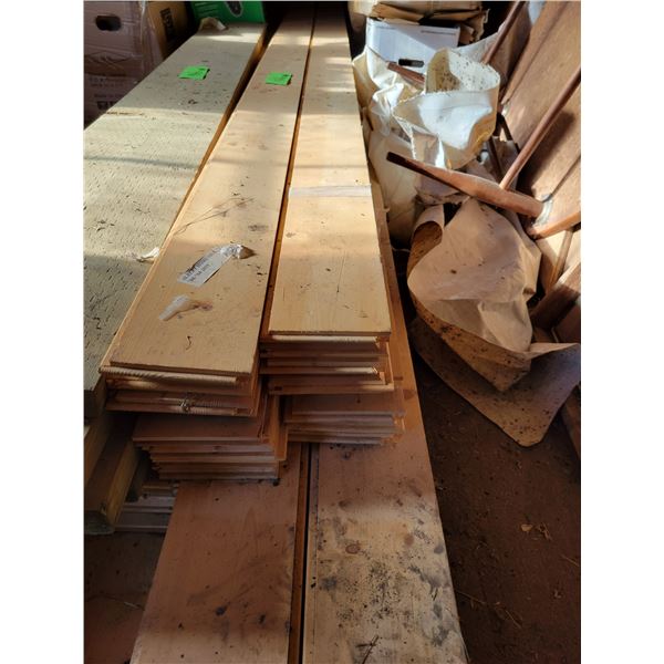 T&G lumber, approx. 10 ft & 12 ft