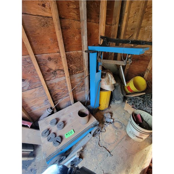 Rolling platform scale