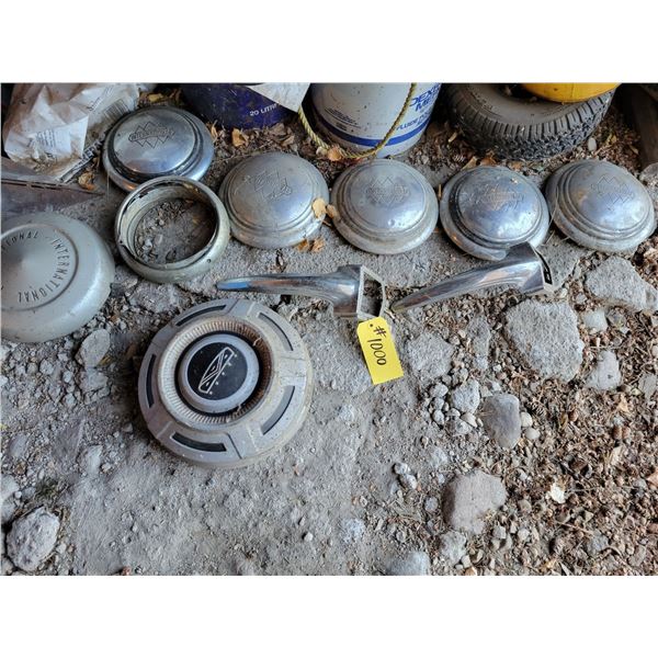 Old hub caps & bumper guards