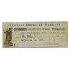 Image 1 : Arkansas Treasury Warrant, On Auditor's Warrant, 1862, $1, Obsolete Scrip Note