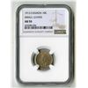 Image 1 : Canada: 1913. 10 Cents, 1913; KM-3, Royal Canadian Mint. NGC Graded AU 55.